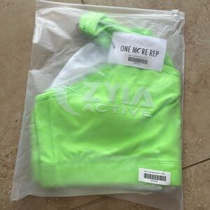 Zyia Neon Lime Bomber Bra - Size XXXL - NWT